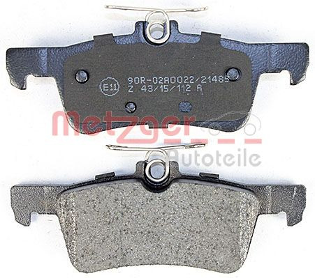 METZGER Bremsbelagsatz, Scheibenbremse